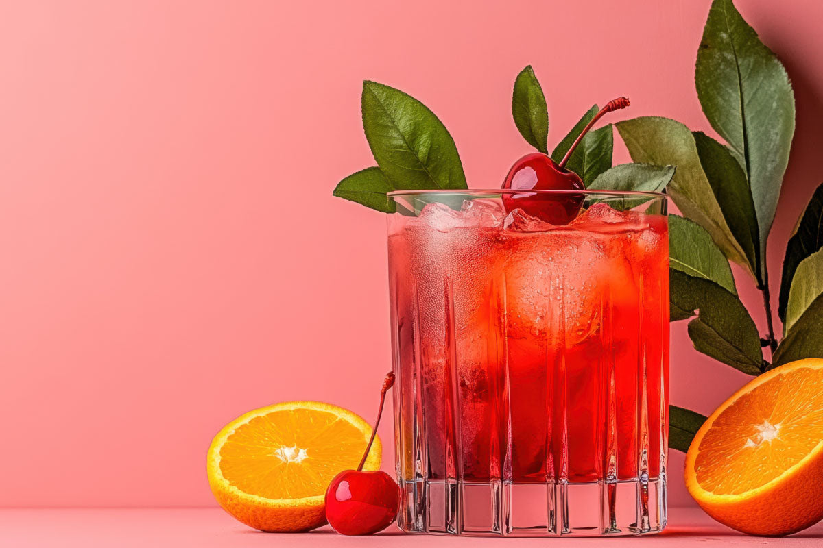 CBD Sunset Sparkle Mocktail Recipe