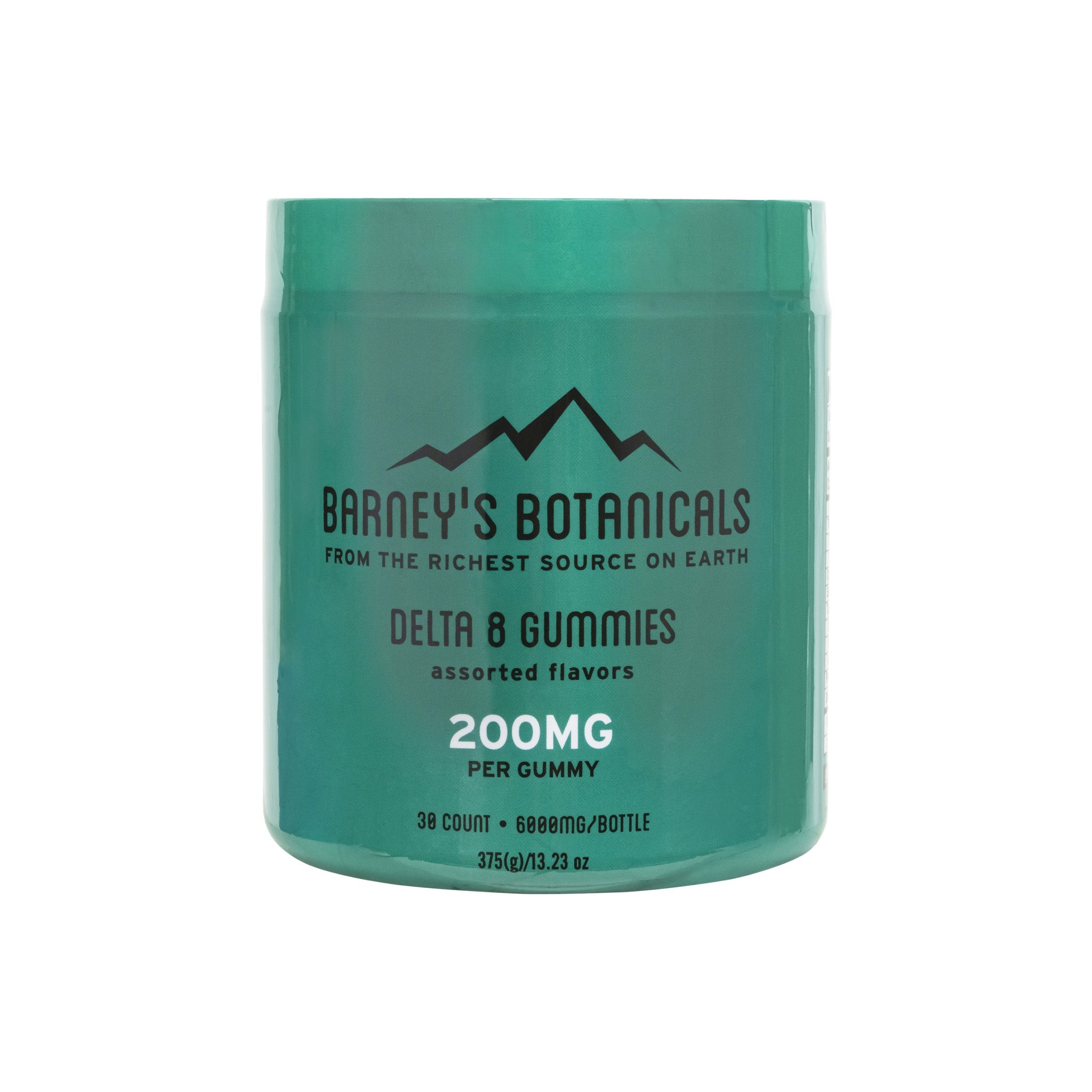 Barney's Botanicals 200mg Delta 8 THC Gummies in Assorted Flavors - 30 Count